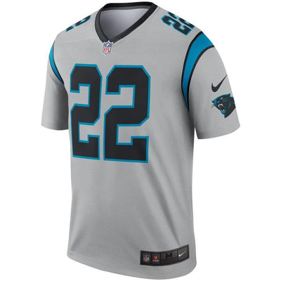 Christian McCaffrey Carolina Panthers Silver Inverted Legend Jersey