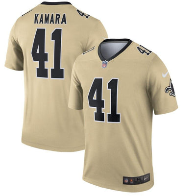 Alvin Kamara New Orleans Saints Gold Inverted Legend Jersey