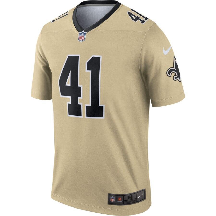 Alvin Kamara New Orleans Saints Gold Inverted Legend Jersey
