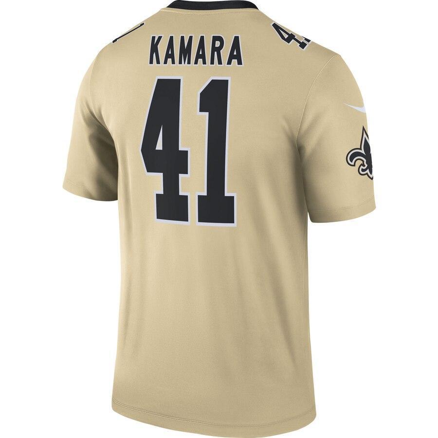 Alvin Kamara New Orleans Saints Gold Inverted Legend Jersey