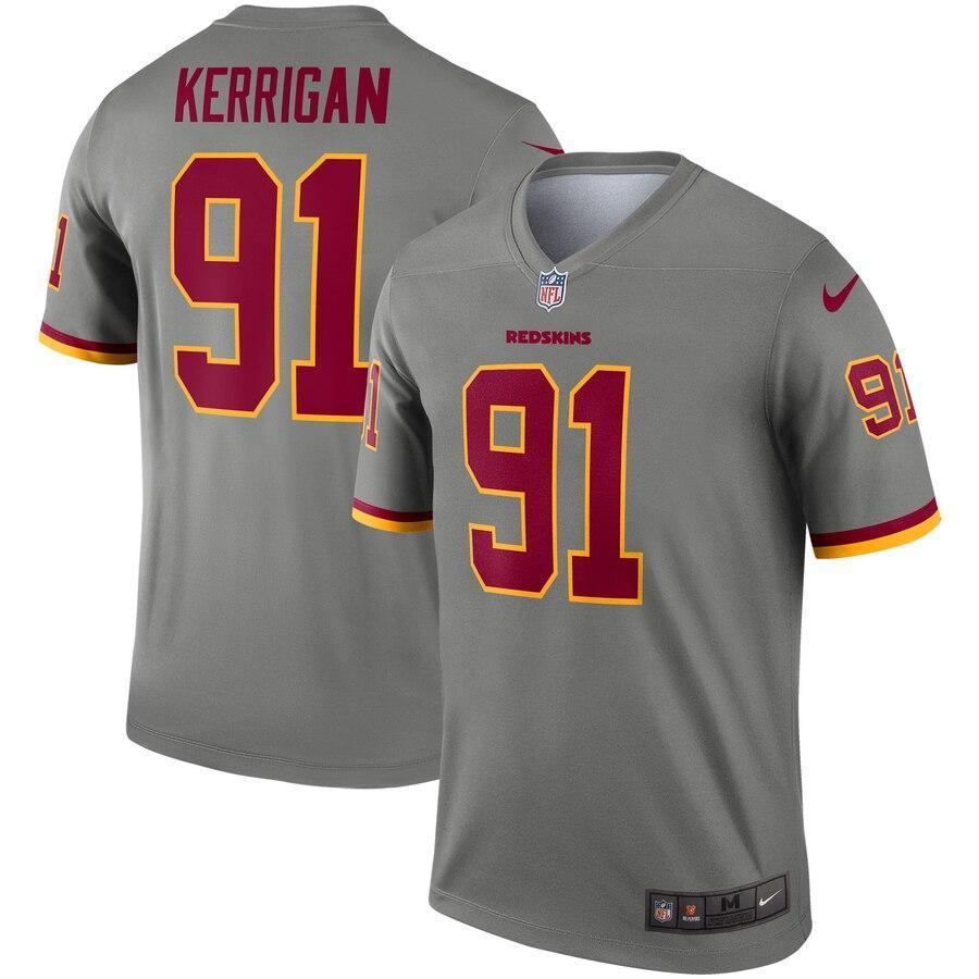 Ryan Kerrigan Washington Redskins Gray Inverted Legend Jersey