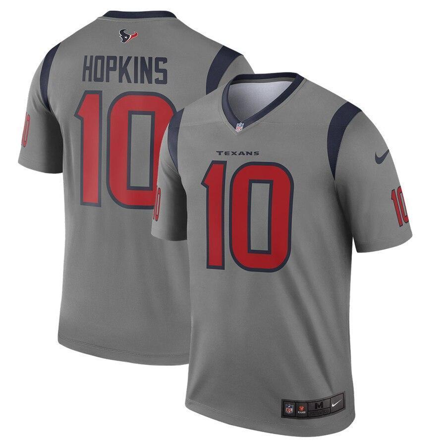 DeAndre Hopkins Houston Texans Gray Inverted Legend Jersey