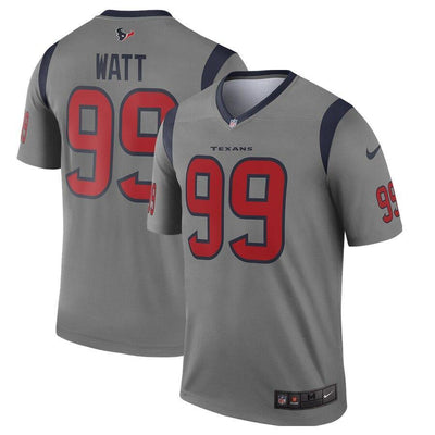 J.J. Watt Houston Texans Gray Inverted Legend Jersey