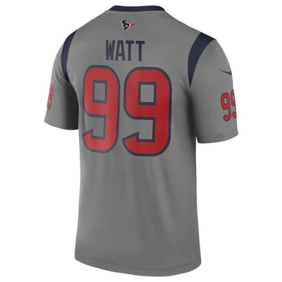 J.J. Watt Houston Texans Gray Inverted Legend Jersey