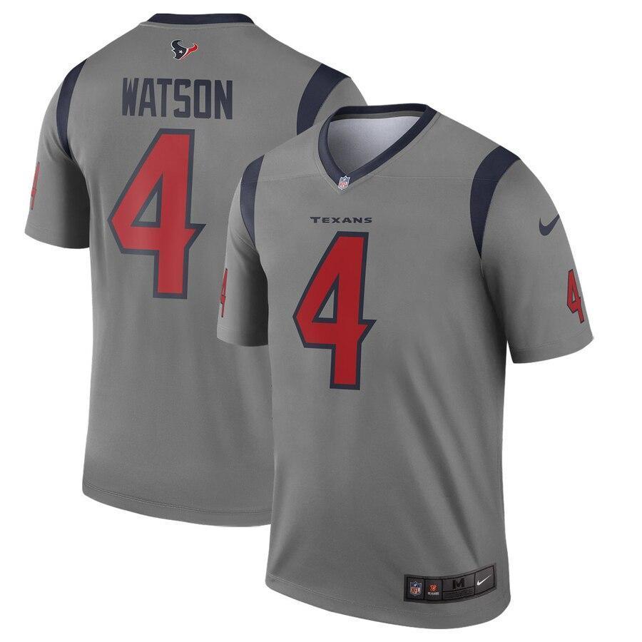 Deshaun Watson Houston Texans Gray Inverted Legend Jersey