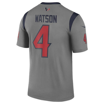Deshaun Watson Houston Texans Gray Inverted Legend Jersey