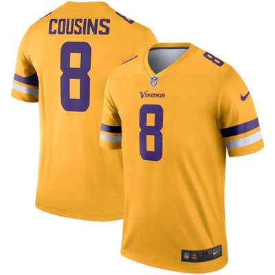 Kirk Cousins Minnesota Vikings Gold Inverted Legend Jersey