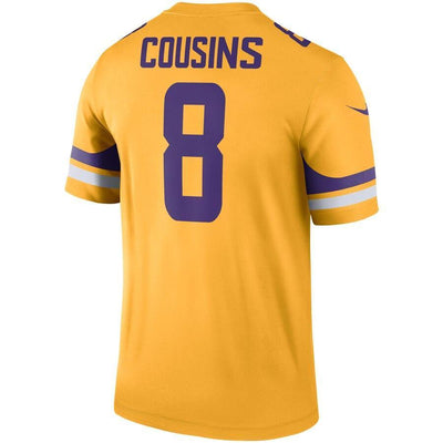 Kirk Cousins Minnesota Vikings Gold Inverted Legend Jersey