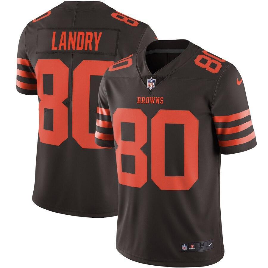Jarvis Landry Cleveland Browns Brown Color Rush Vapor Limited Jersey