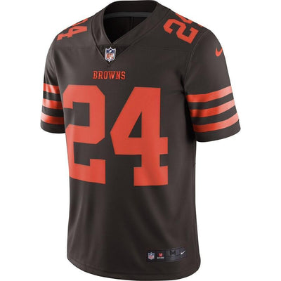 Nick Chubb Cleveland Browns Brown Color Rush Vapor Limited Jersey