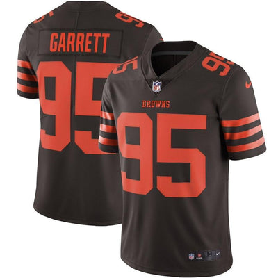 Myles Garrett Cleveland Browns Brown Color Rush Vapor Limited Jersey