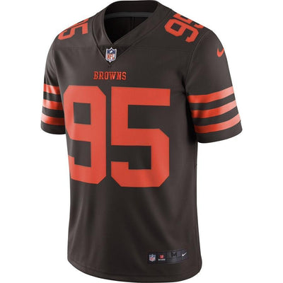 Myles Garrett Cleveland Browns Brown Color Rush Vapor Limited Jersey