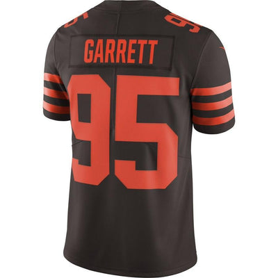 Myles Garrett Cleveland Browns Brown Color Rush Vapor Limited Jersey