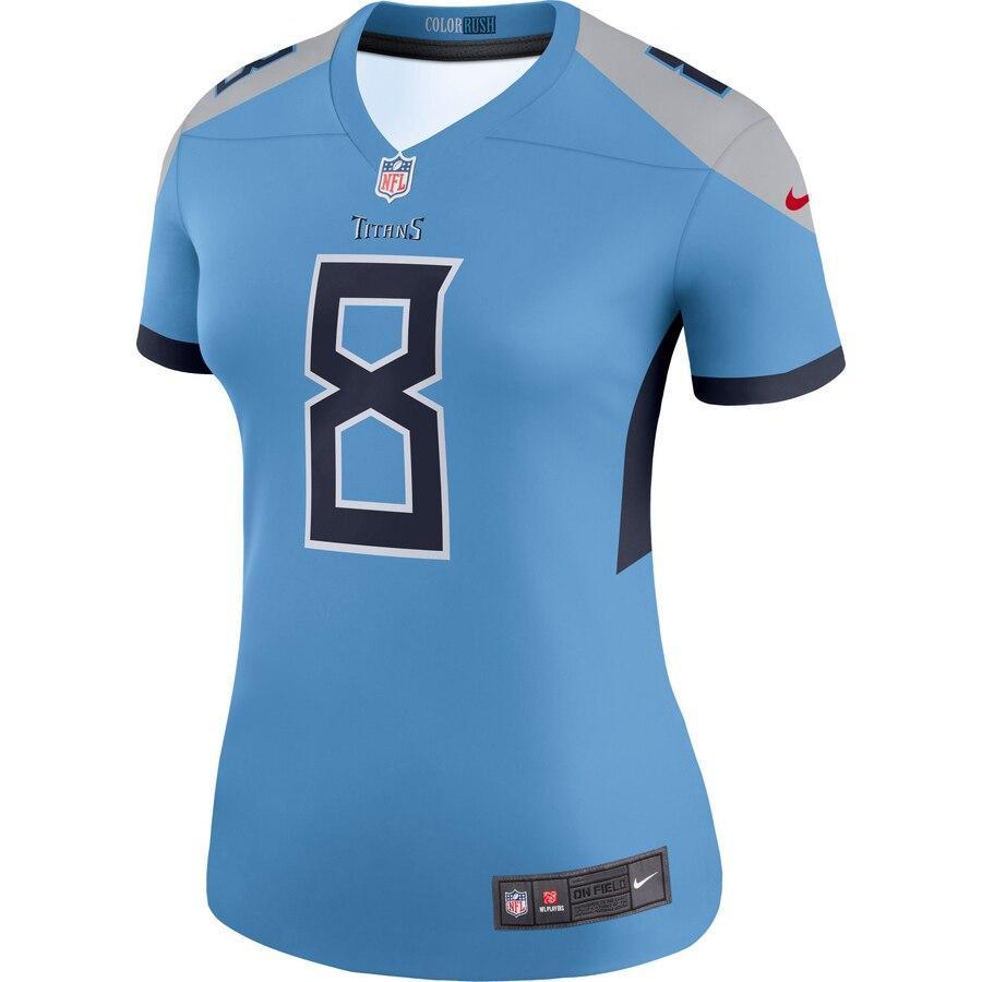Marcus Mariota Tennessee Titans Women's Light Blue Legend Team Jersey