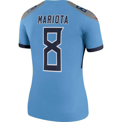 Marcus Mariota Tennessee Titans Women's Light Blue Legend Team Jersey