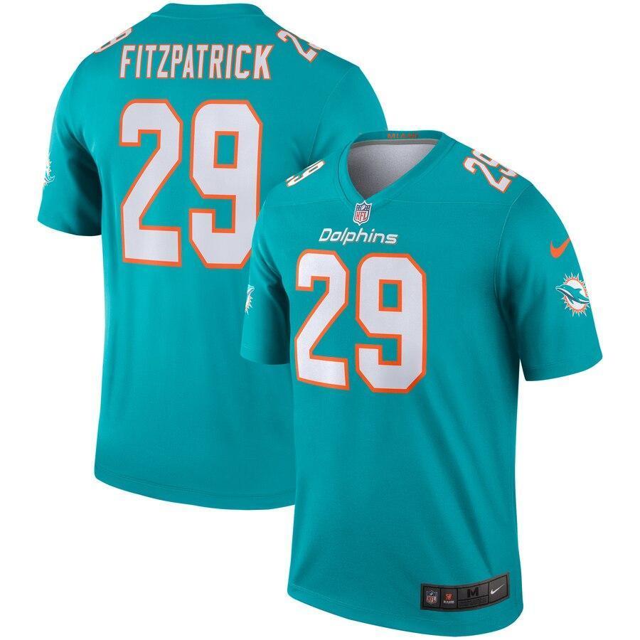 Minkah Fitzpatrick Miami Dolphins Aqua Legend Jersey