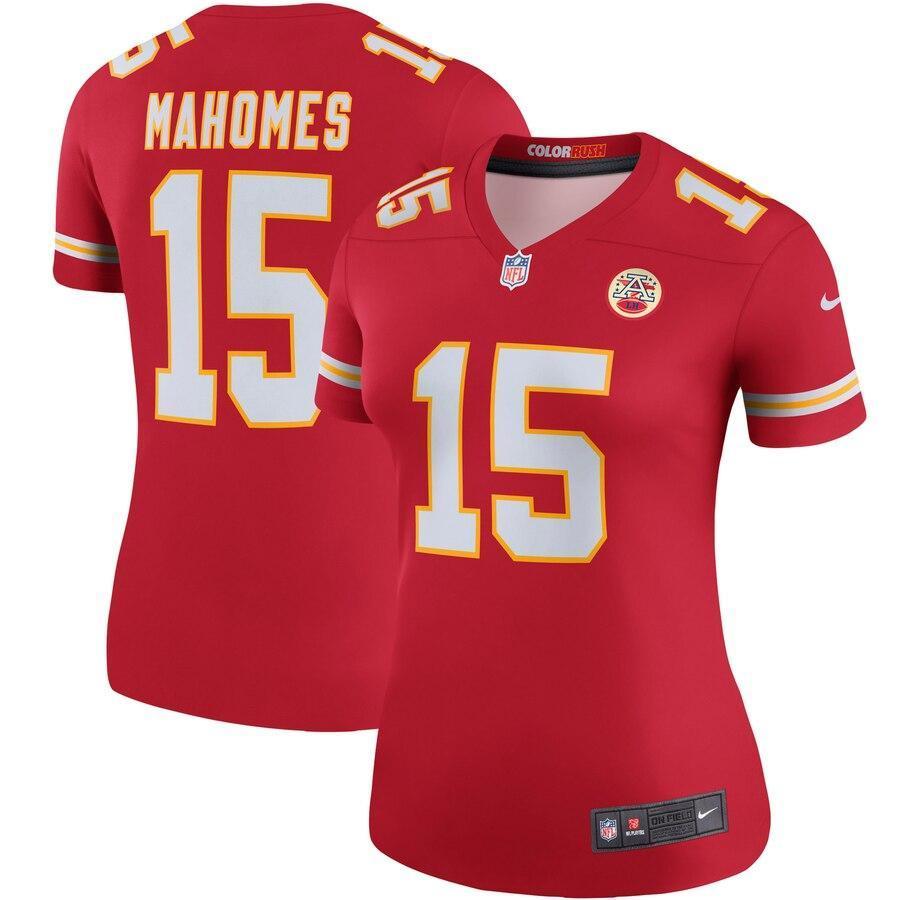 Patrick Mahomes Kansas City Chiefs Women's Red Legend Team Jersey