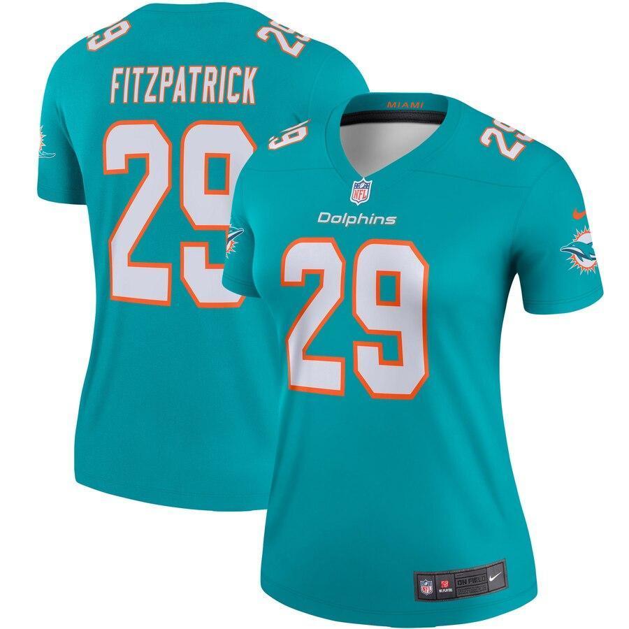 Minkah Fitzpatrick Miami Dolphins Women's Aqua Legend Team Jersey