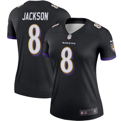 Lamar Jackson Baltimore Ravens Women's Black Legend Team Jersey