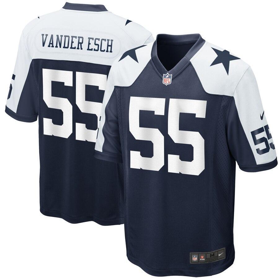 Leighton Vander Esch 55 Dallas Cowboys Navy Alternate Game Jersey