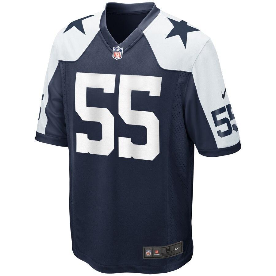 Leighton Vander Esch 55 Dallas Cowboys Navy Alternate Game Jersey