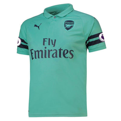 Arsenal Puma 2018/19 Third Replica Patch Jersey - Aqua