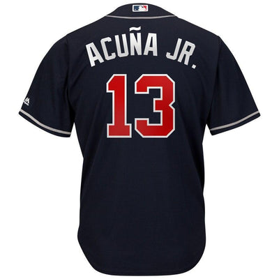 Ronald Acuna Jr. Atlanta Braves Majestic Alternate Cool Base Player Replica Jersey