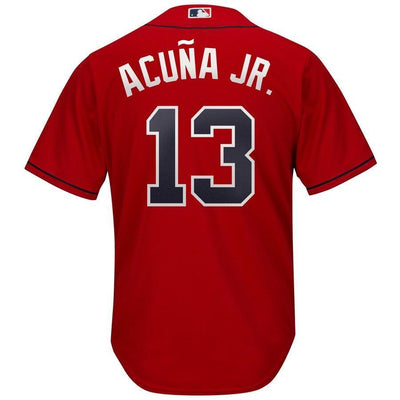 Ronald Acuna Jr. Atlanta Braves Majestic Alternate Cool Base Player Replica Jersey