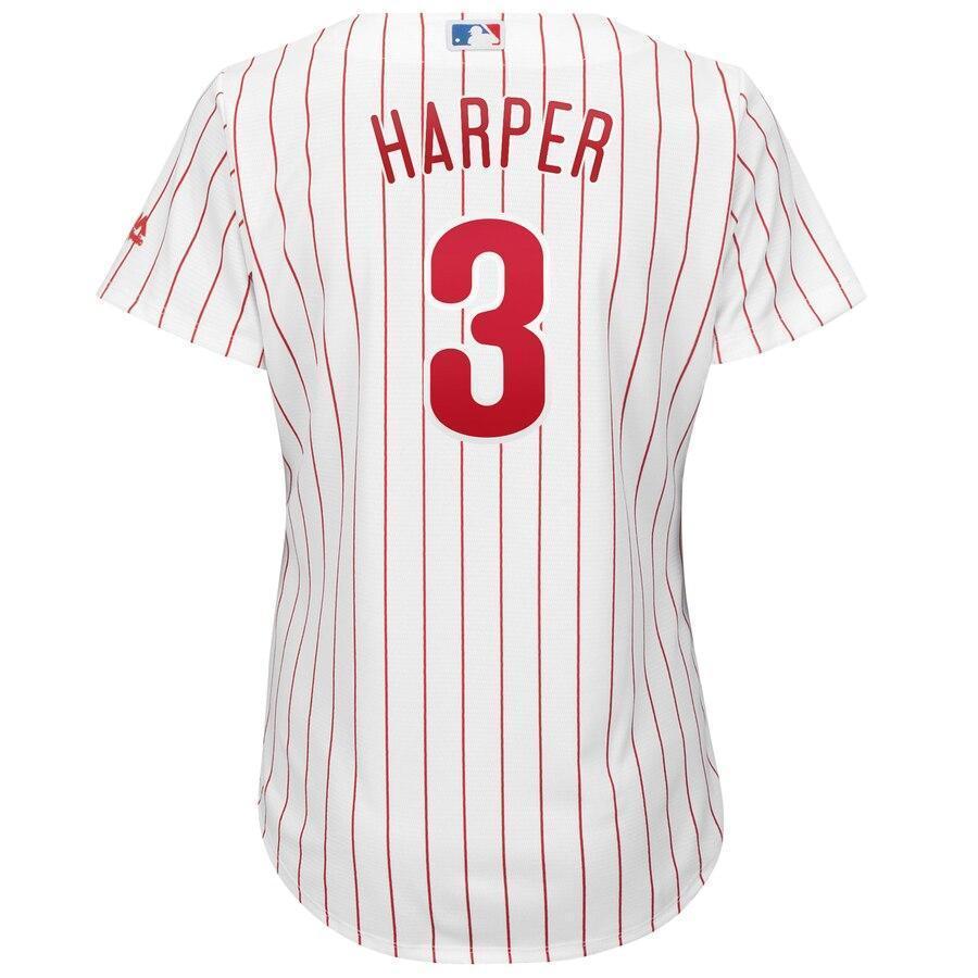 Bryce Harper Philadelphia Phillies Women's Away Official Cool Base Player Jersey