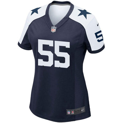 Leighton Vander Esch 55 Dallas Cowboys Women's Navy Alternate Game Jersey