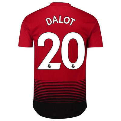 Diogo Dalot Manchester United adidas 18/19 Home Authentic Jersey – Red