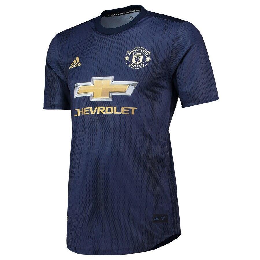 Diogo Dalot Manchester United adidas 18/19 Third Authentic Jersey – Navy