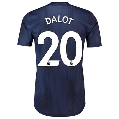 Diogo Dalot Manchester United adidas 18/19 Third Authentic Jersey – Navy