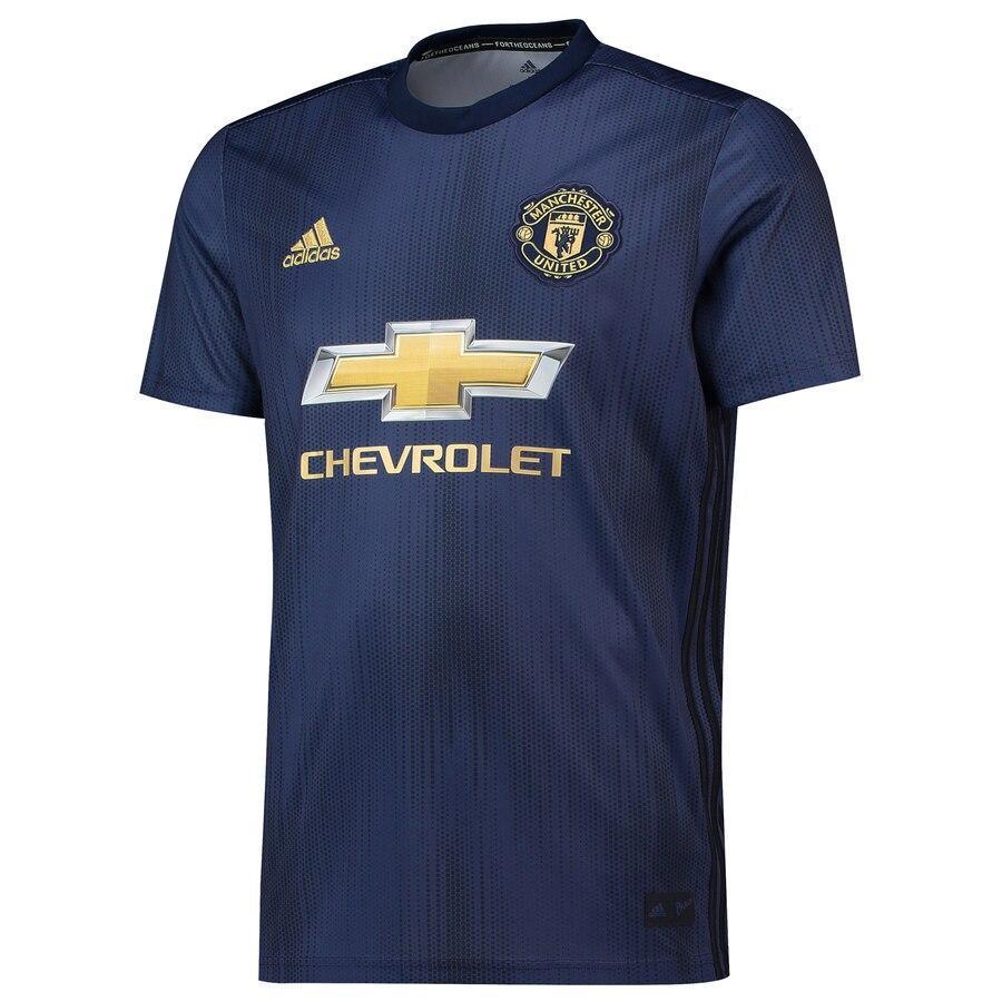Eric Bailly Manchester United adidas 18/19 Third Replica Jersey – Navy