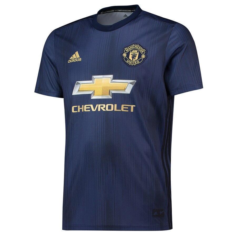 Diogo Dalot Manchester United adidas 18/19 Third Replica Jersey – Navy