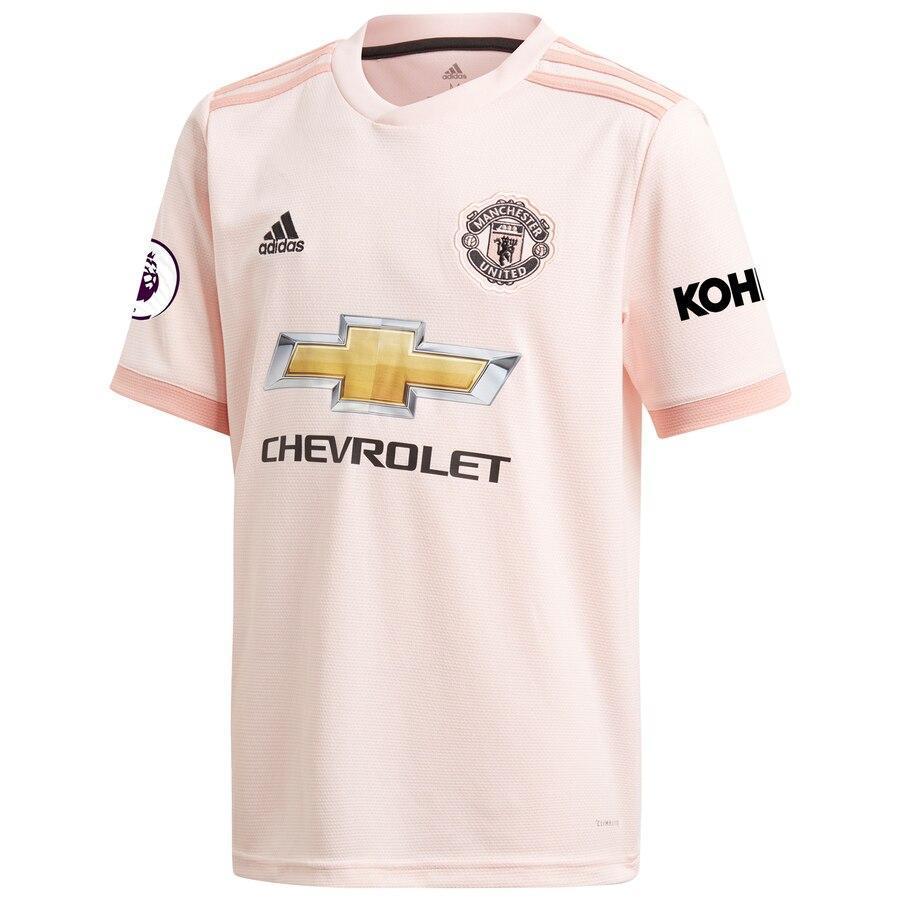 Marcus Rashford Manchester United adidas 18/19 Away Authentic Jersey – Coral