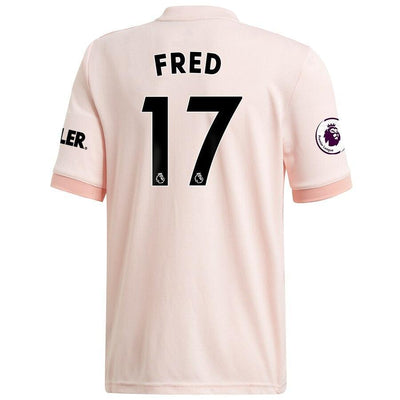 Fred Manchester United adidas 18/19 Away Authentic Jersey – Coral