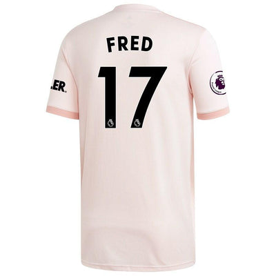 Fred Manchester United adidas 18/19 Away Replica Jersey – Coral