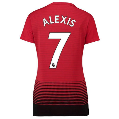 Alexis Sanchez Manchester United adidas Women's 18/19 Home Replica Jersey – Red