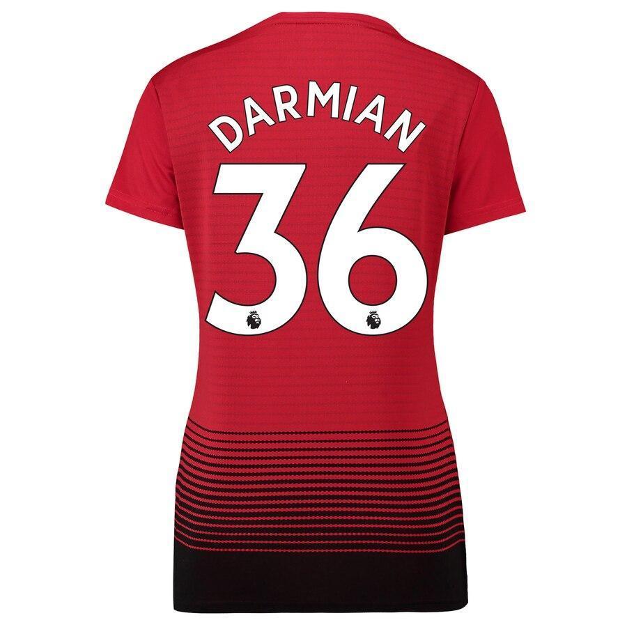 Matteo Darmian Manchester United adidas Women's 18/19 Home Replica Jersey – Red