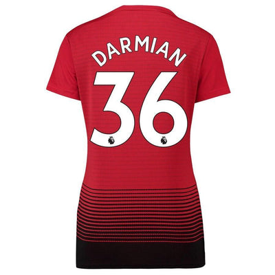Matteo Darmian Manchester United adidas Women's 18/19 Home Replica Jersey – Red