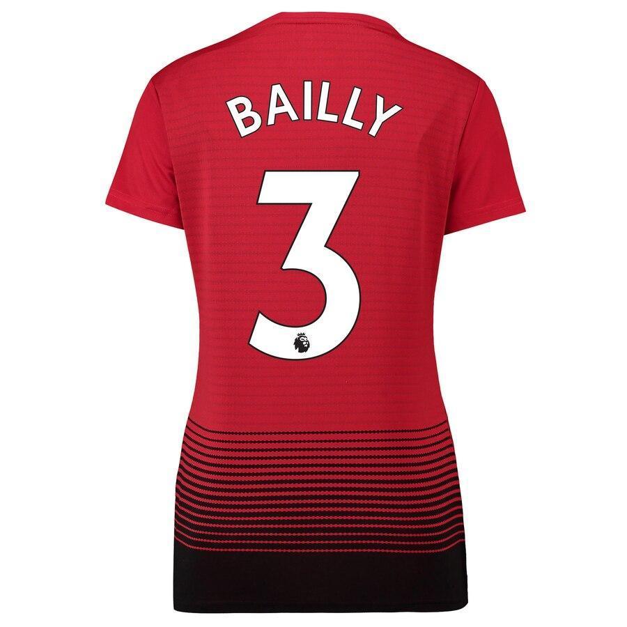 Eric Bailly Manchester United adidas Women's 18/19 Home Replica Jersey – Red