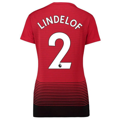 Victor Lindelof Manchester United adidas Women's 18/19 Home Replica Jersey – Red