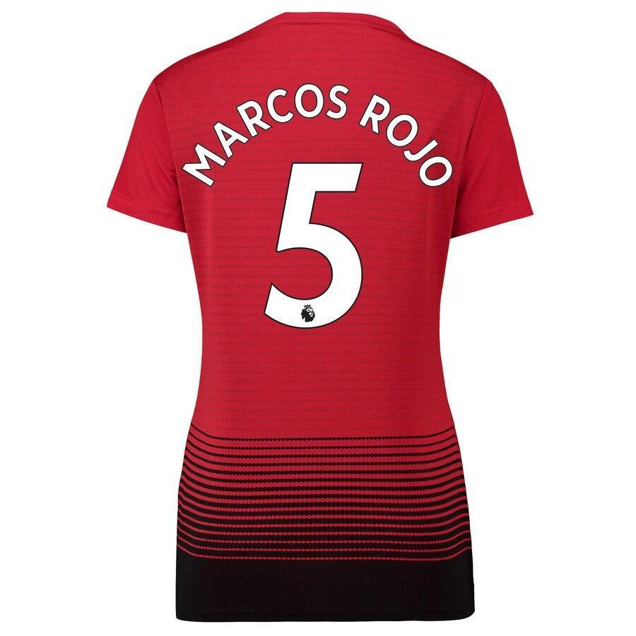 Marcos Rojo Manchester United adidas Women's 18/19 Home Replica Jersey – Red
