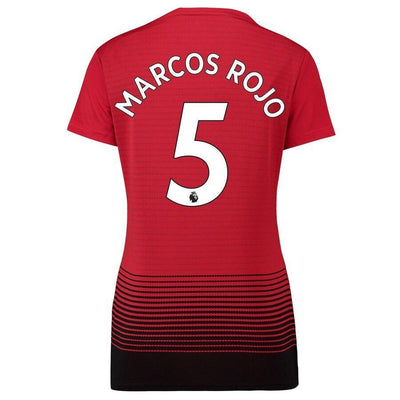 Marcos Rojo Manchester United adidas Women's 18/19 Home Replica Jersey – Red