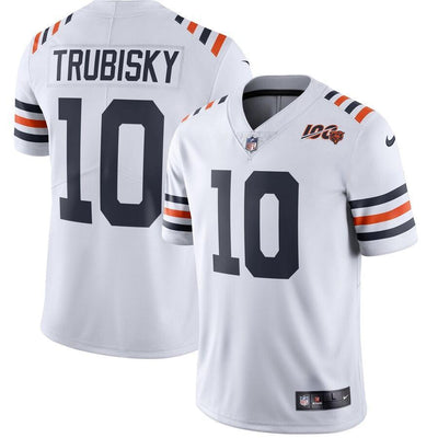 Mitchell Trubisky 10 Chicago Bears NFL 100th Season Limited Jersey