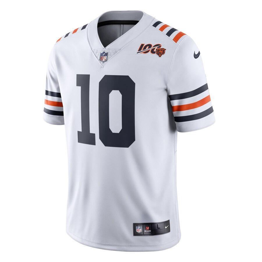 Mitchell Trubisky 10 Chicago Bears NFL 100th Season Limited Jersey