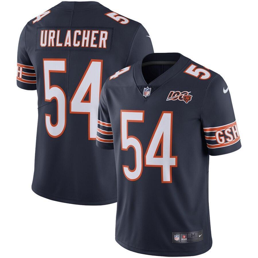 Brian Urlacher 54 Chicago Bears 100th Season Retired Limited Jersey