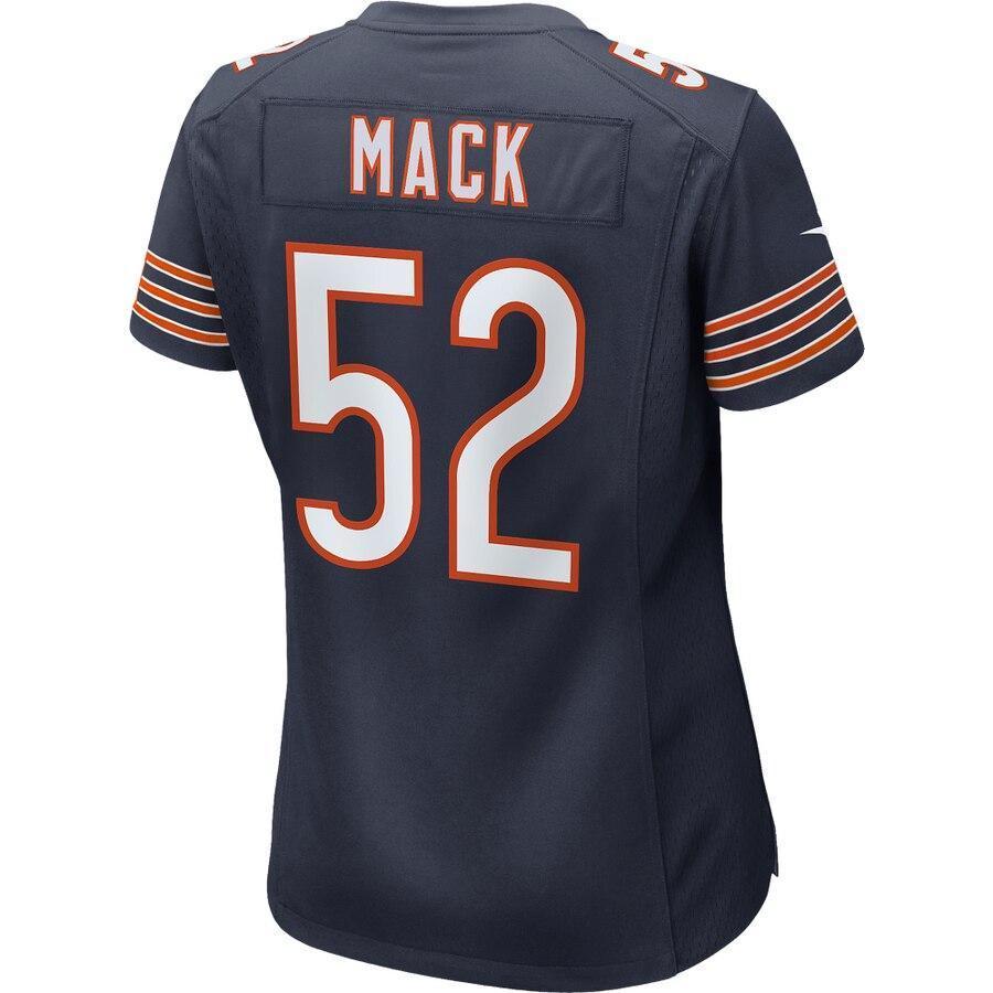 Khalil Mack 52 Chicago Bears Women's 100th Season Game Jersey