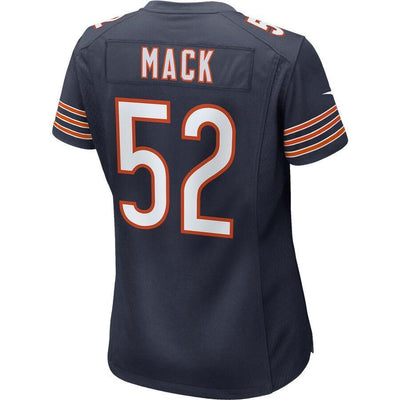 Khalil Mack 52 Chicago Bears Women's 100th Season Game Jersey